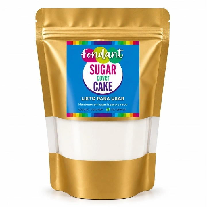 Fondant Sugar Cover Cake Blanco 1 Kg