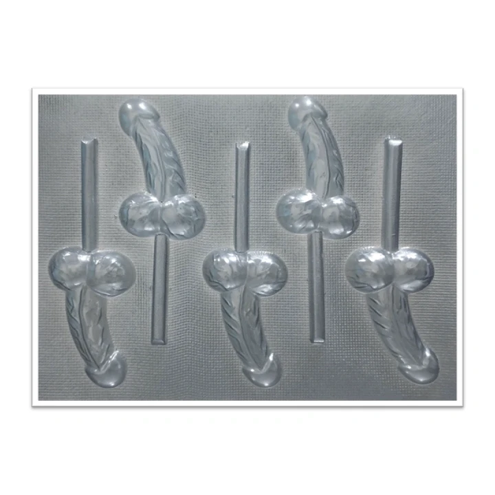 Molde de acetato Paleta pene x5cav