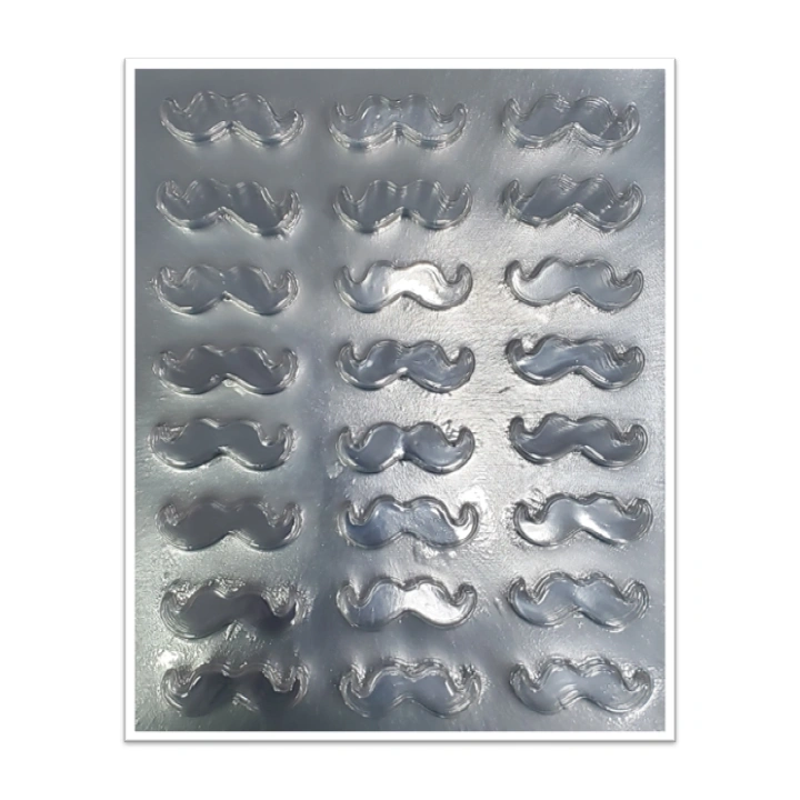 Molde de acetato bigotes x24cav
