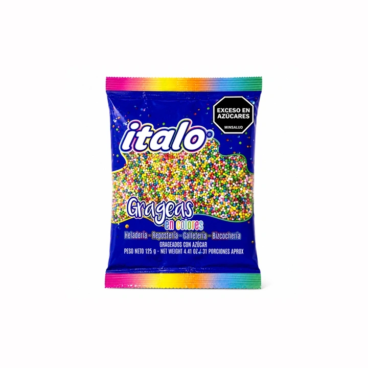 Grageas en Colores Italo x 125 g