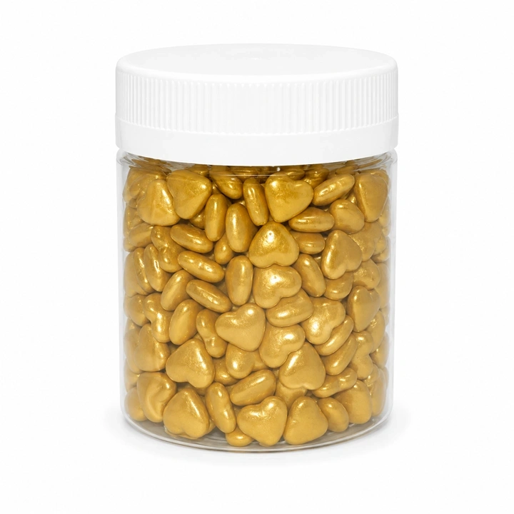 Gragea corazón mini dorado x 65 gr Ref. ORQ9049