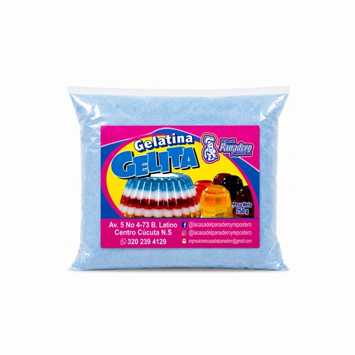 Gelatina Sabor a Chicle x 250 g