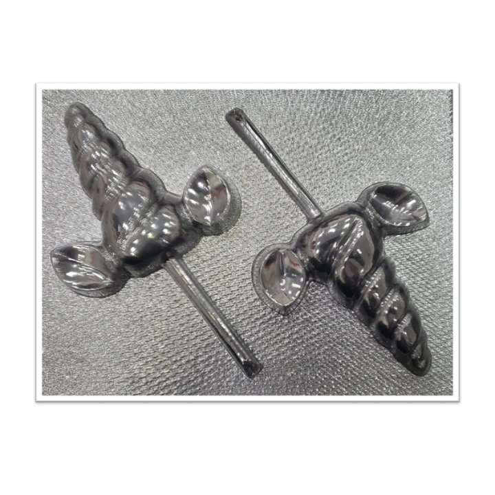 Molde de acetato Paleta cuerno de unicornio x2cav