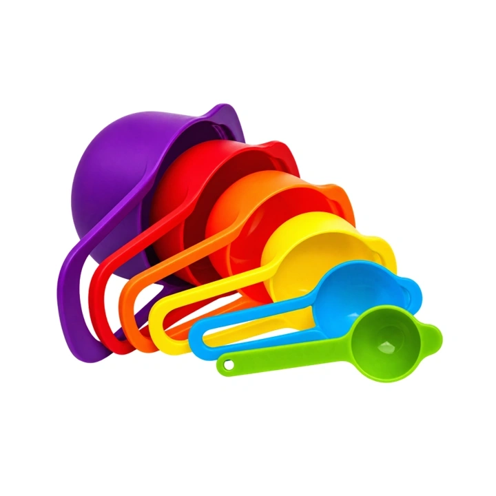 Set De Cucharas Medidoras Plásticas x6 Piezas Multicolor Ref. NO-431