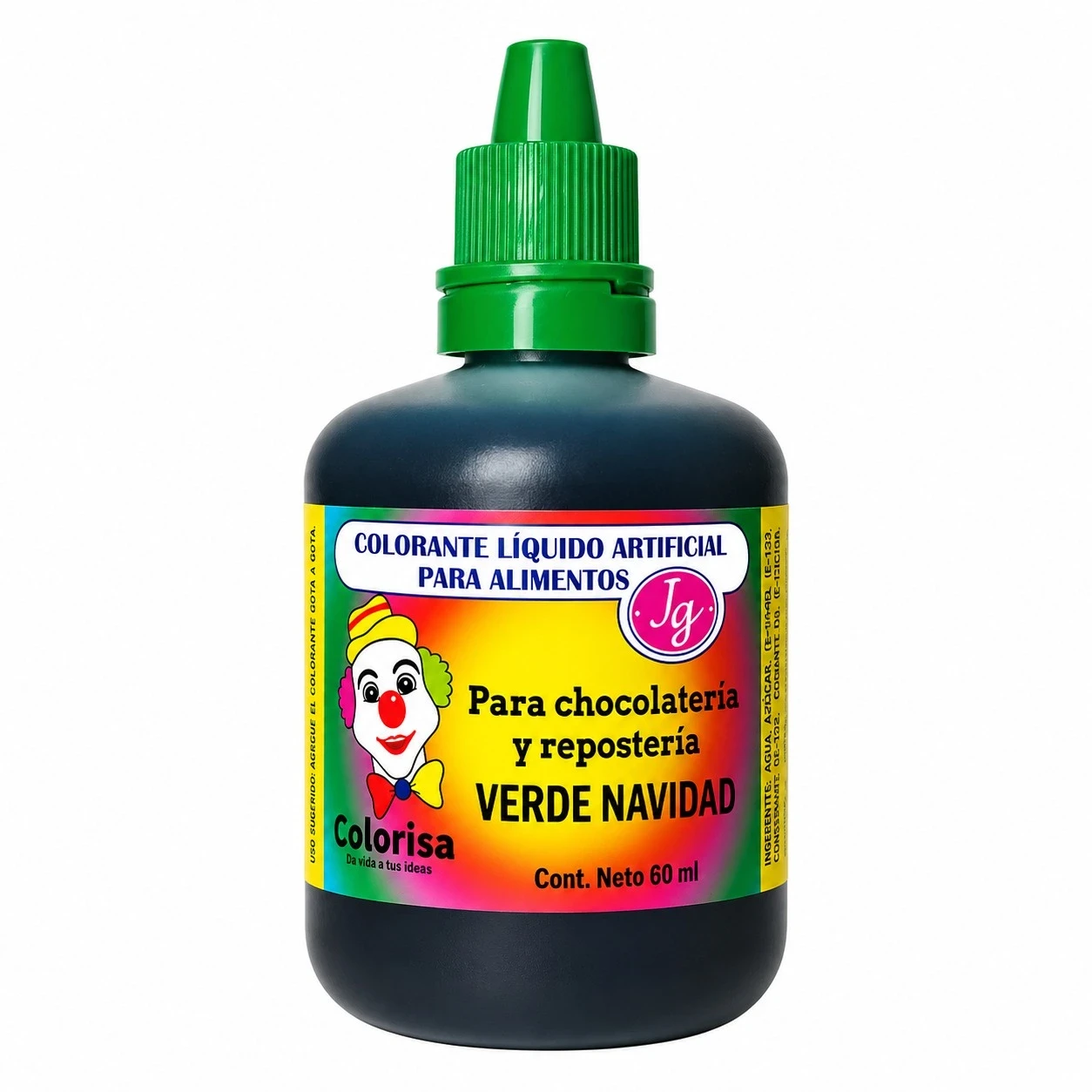 Colorante Líquido Colorisa Verde Navidad x 60 ml