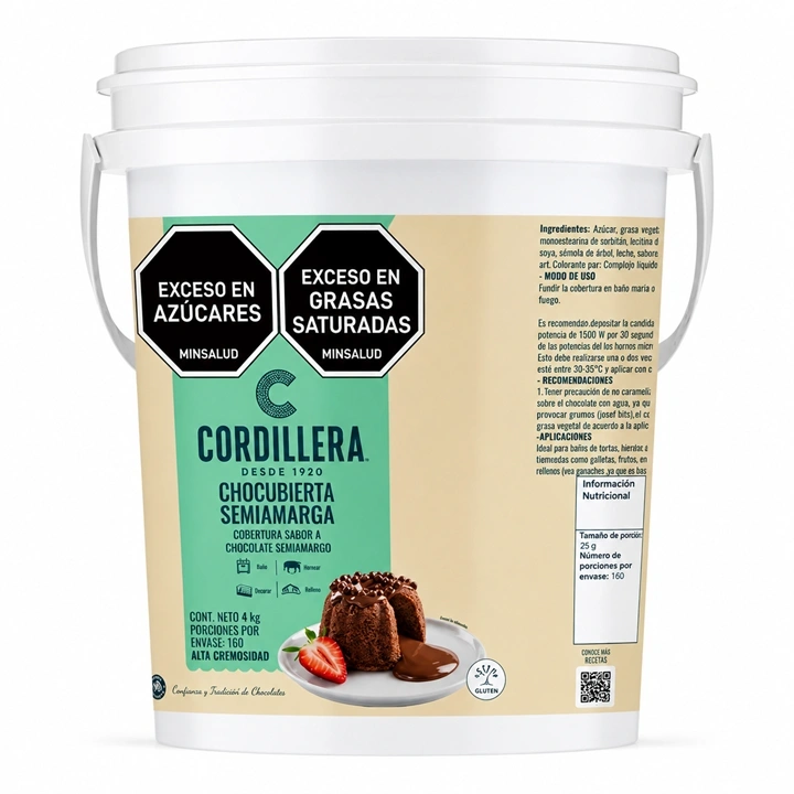 Chocubierta Cordillera Semiamarga x 4 kg
