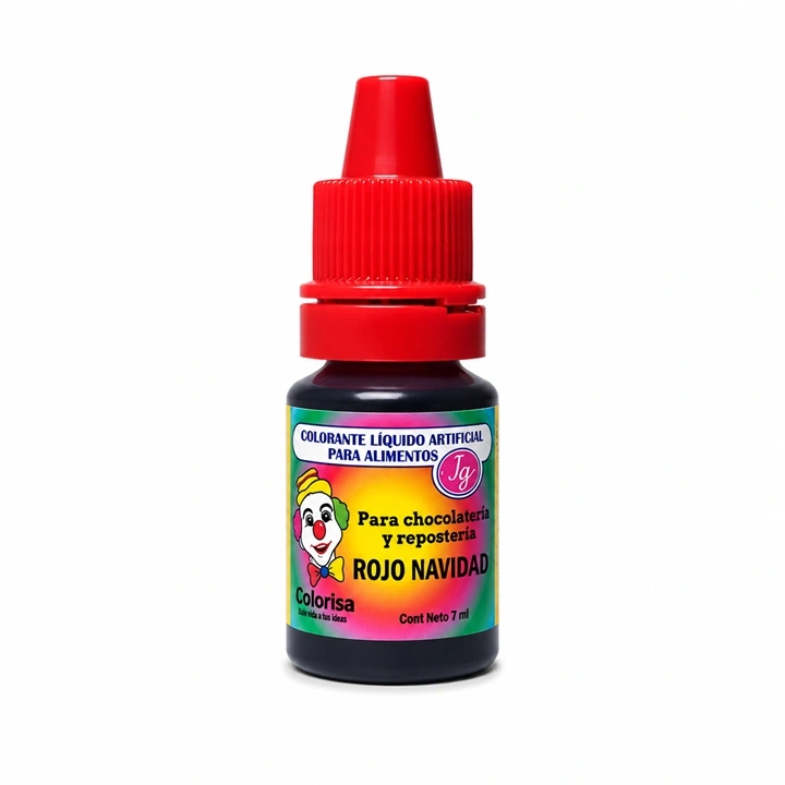 Colorante Líquido Colorisa Rojo Navidad x 7 ml