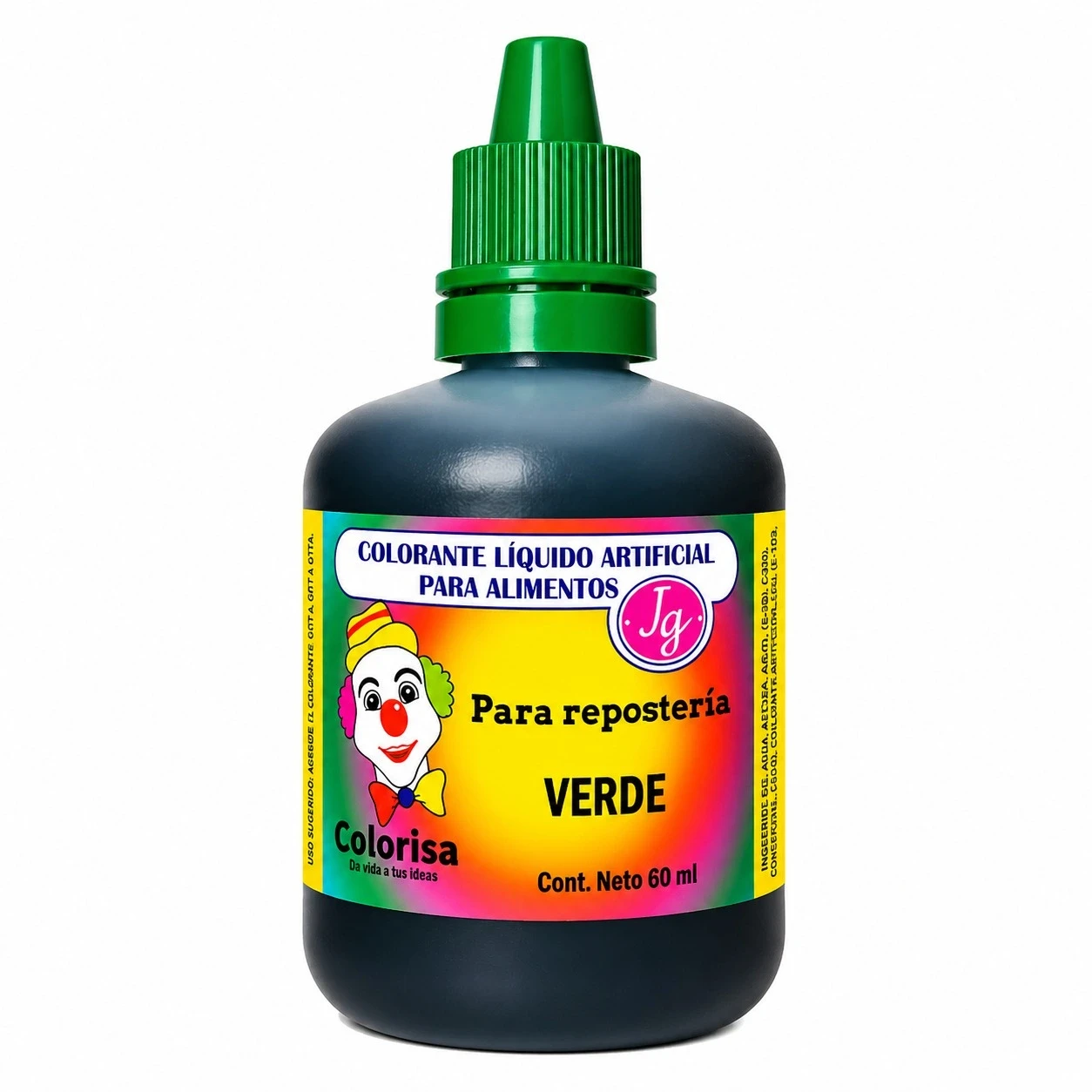 Colorante Líquido Colorisa Verde x 60 ml