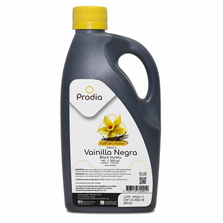 Esencia Prodia Vainilla Negra x 500 ml