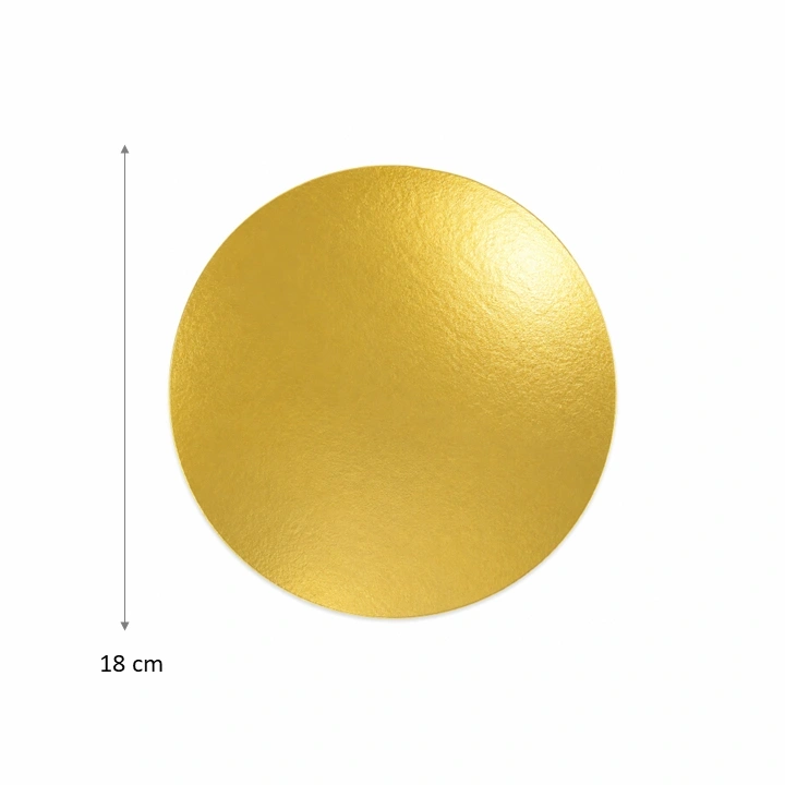 Blonda Circular Dorada 18 cm