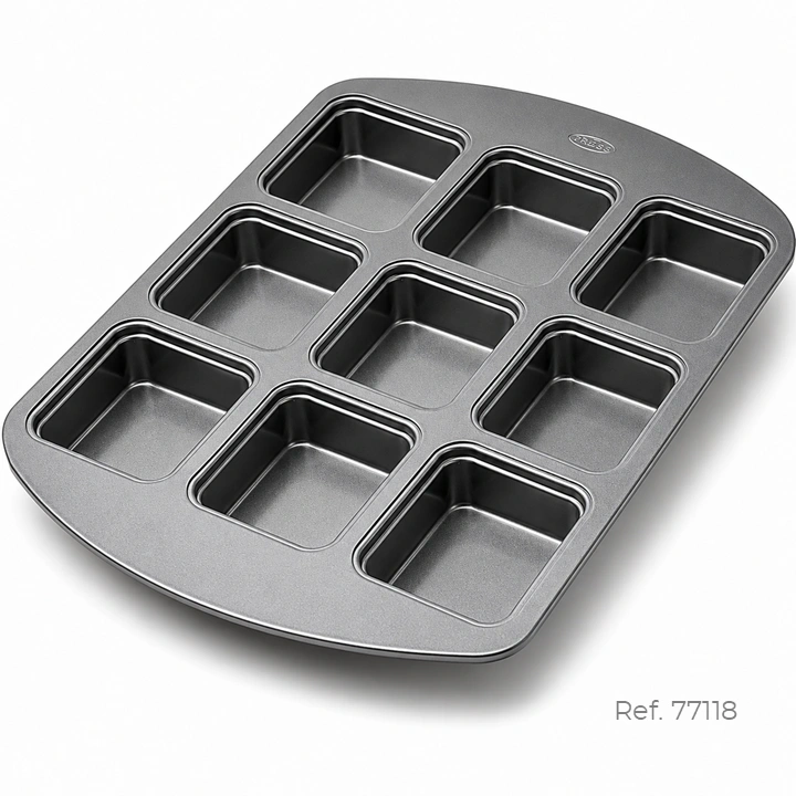Molde para Brownies 9 Und Ref. 77118