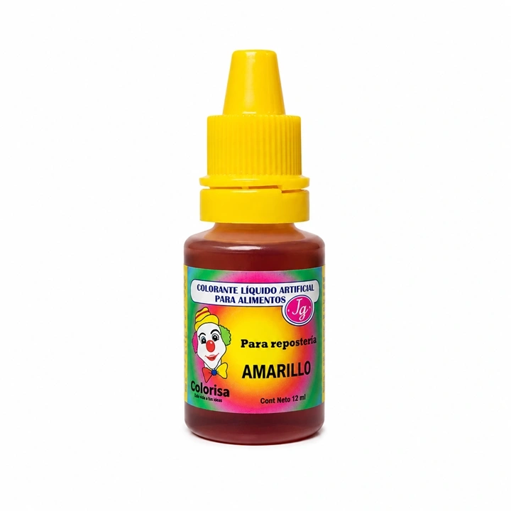 Colorante Líquido Colorisa Amarillo x 12 ml