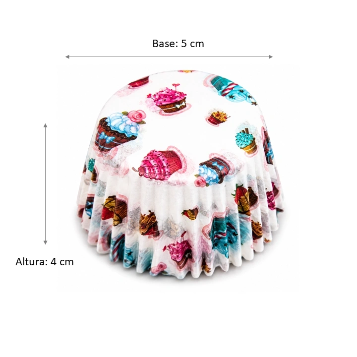 capacillo papel mantequilla Estampado Cupcakes Dulces # 5