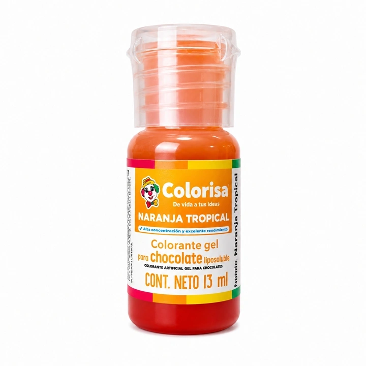 Colorante Liposoluble Colorisa Naranja Tropical x 13 ml