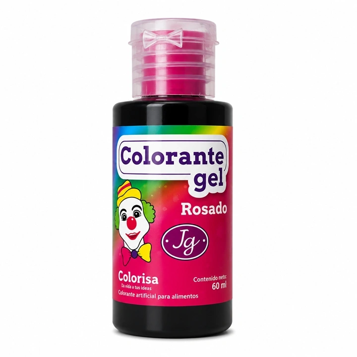 Colorante en Gel Colorisa Rosado x 60 ml