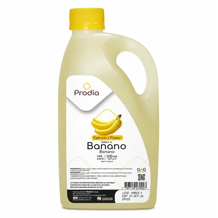 Esencia Prodia Banano x 500 ml