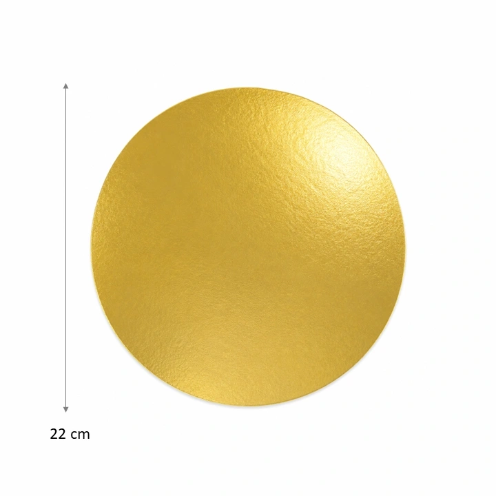 Blonda Circular Dorada 22 cm