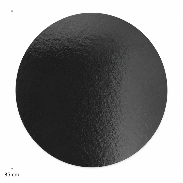 Blonda Circular Negra 35 cm