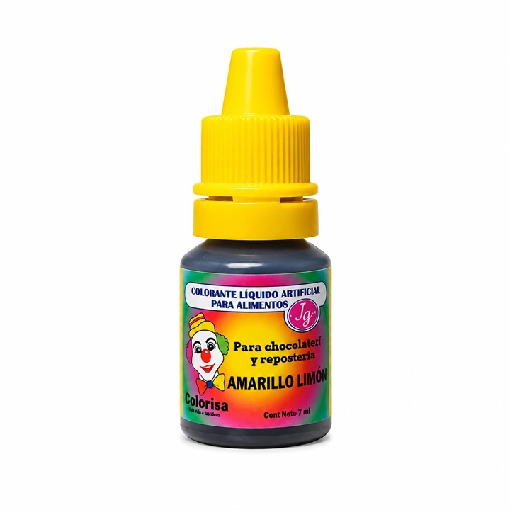 Colorante Líquido Colorisa Amarillo Limón x 7 ml
