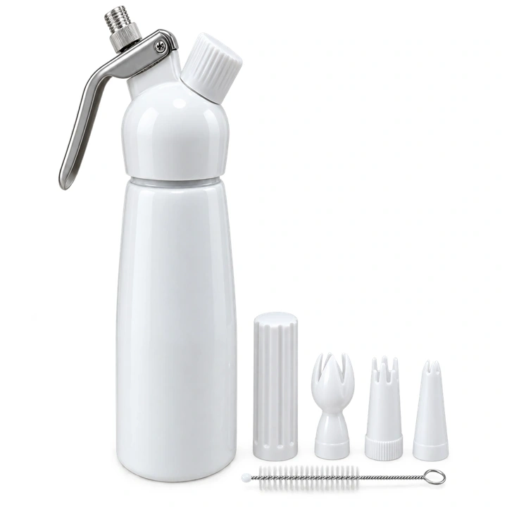 Sifón Para Crema Batida 500 ml Blanca