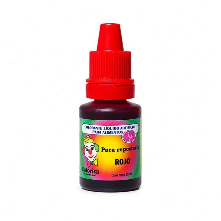 Colorante Líquido Colorisa Rojo x 12 ml
