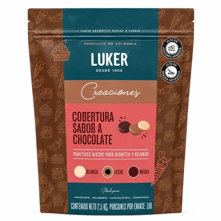 Cobertura de Chocolate Luker Leche x 2.5 kg
