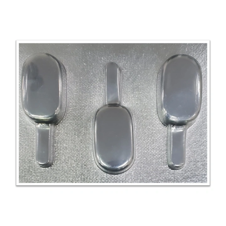 Molde de acetato Paleta ovalada lisa x3cav
