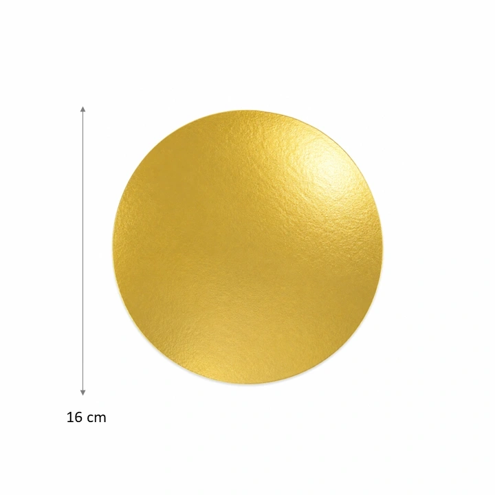 Blonda Circular Dorada 16 cm