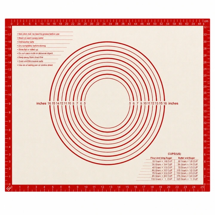 Tapete de Silicona 52 × 70 cm Ref. SCR-333