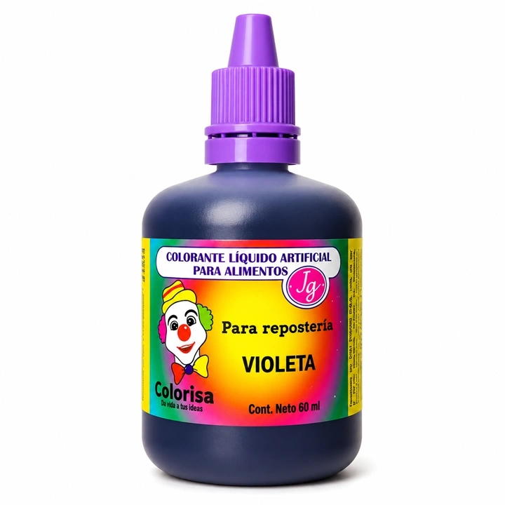 Colorante Líquido Colorisa Violeta x 60 ml