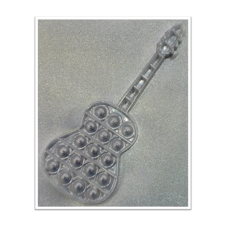 Molde de acetato Push pop guitarra x1cav