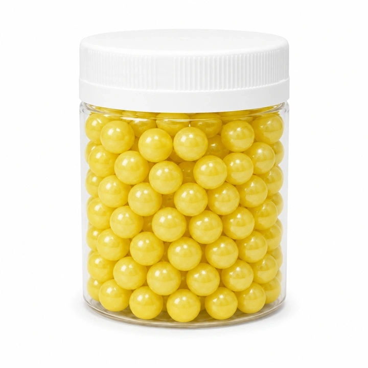 Gragea perla amarilla grande x 65 gr brillante Ref. ORQ9230