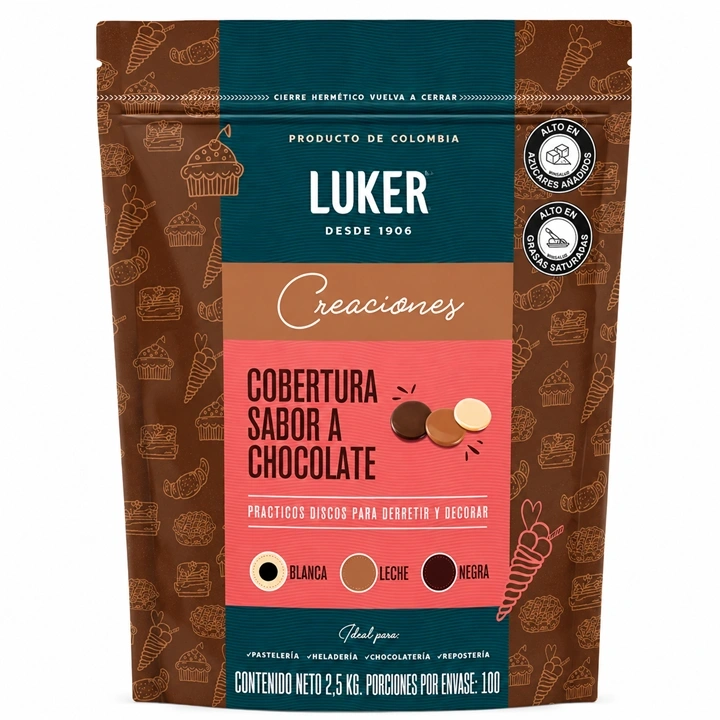 Cobertura de Chocolate Luker Blanca x 2.5 kg