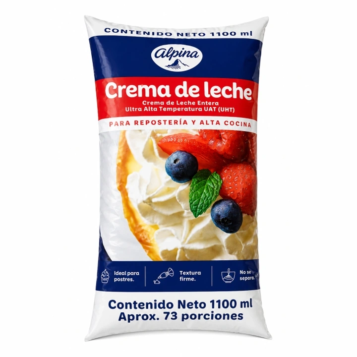 Crema de Leche Alpina Repostería x 1100 ml