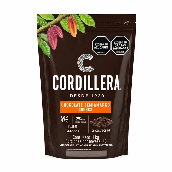 Chunks Semiamargos 47% Cordillera x 1 kg