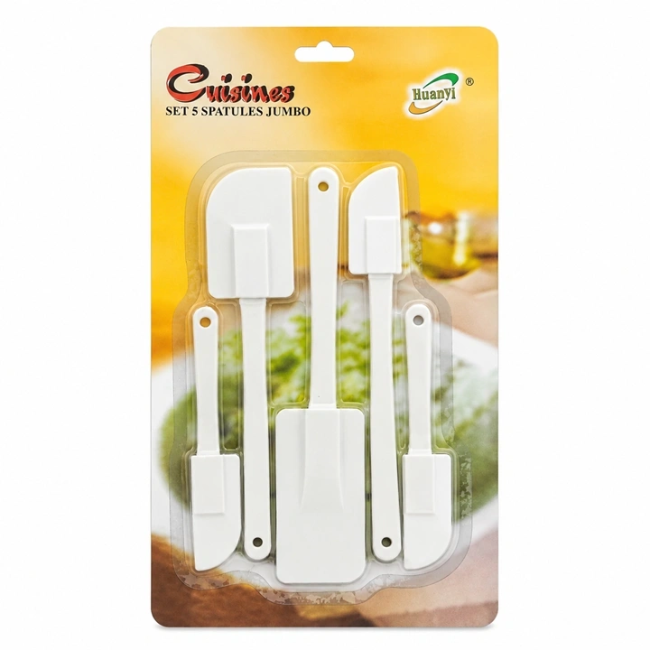 Set de Espátulas Plásticas x5 Ref. SCR-299