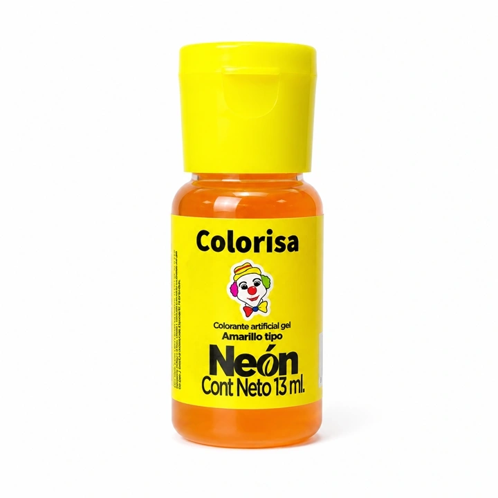 Colorante en Gel Colorisa Amarillo Neón x 13 ml