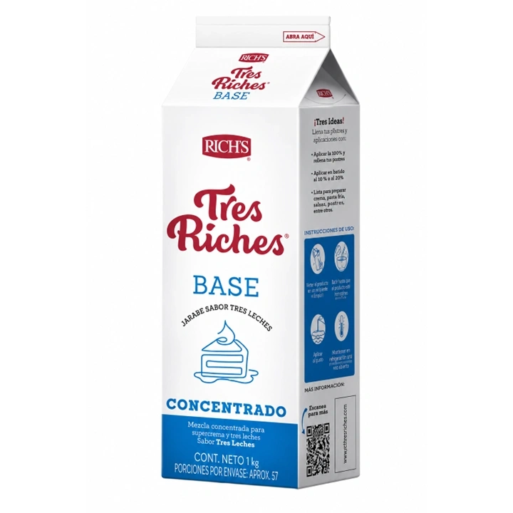 Base para Tres Leches Rich’s Tres Riches x 1 L