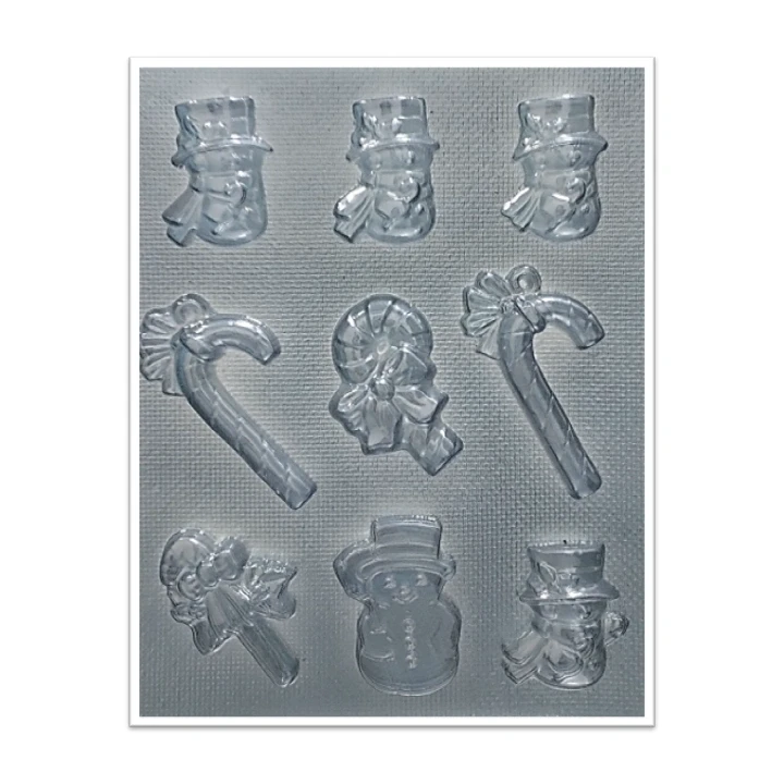 Molde de acetato Set navidad x 9cav