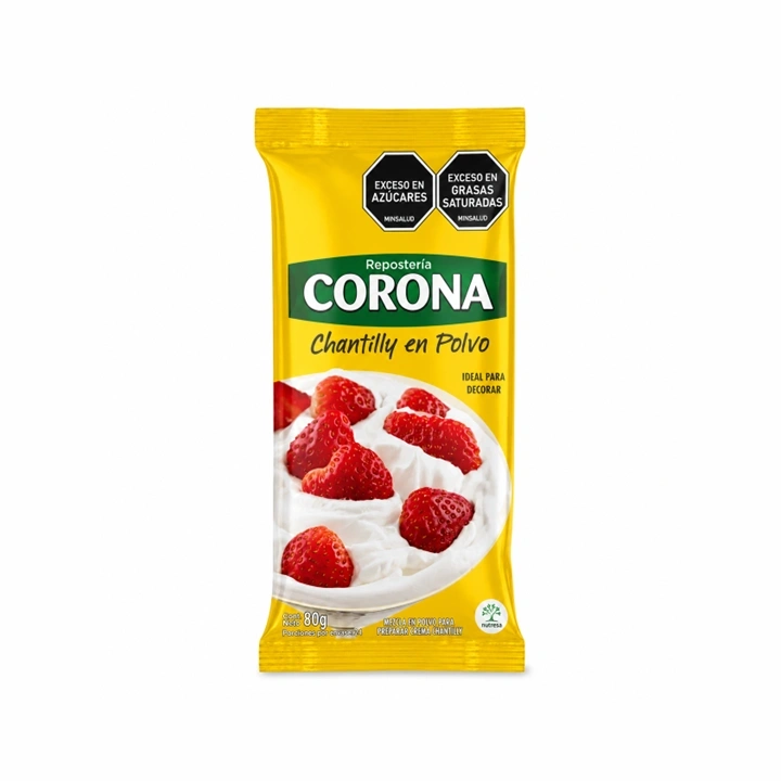 Crema Chantilly en Polvo Corona x 80 g