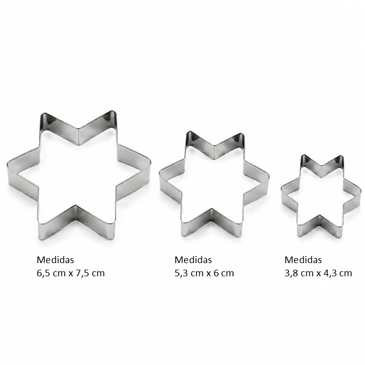 Cortador metalico de estrellas Ref. 25EG-425