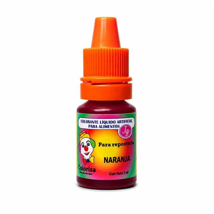 Colorante Líquido Colorisa Naranja x 7 ml