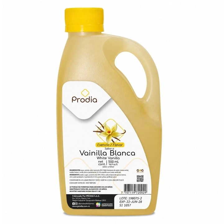Esencia Prodia Vainilla Blanca x 500 ml