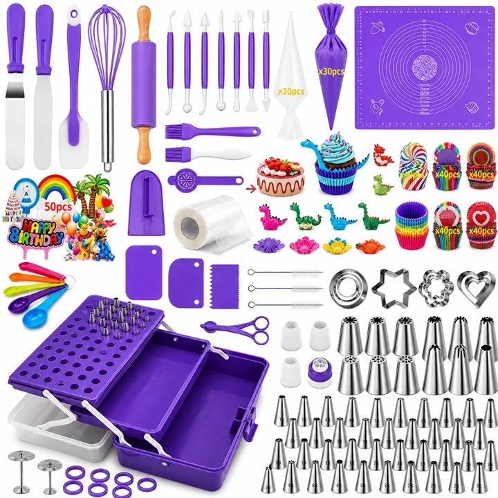 Set #488 Violeta de Repostería Ref. SCR-269