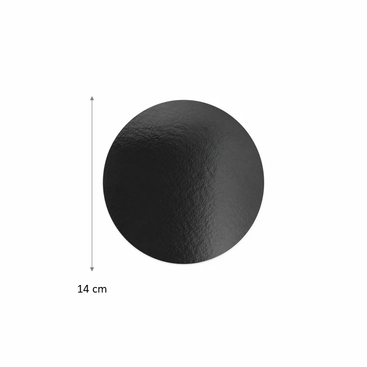 Blonda Circular Negra 14 cm