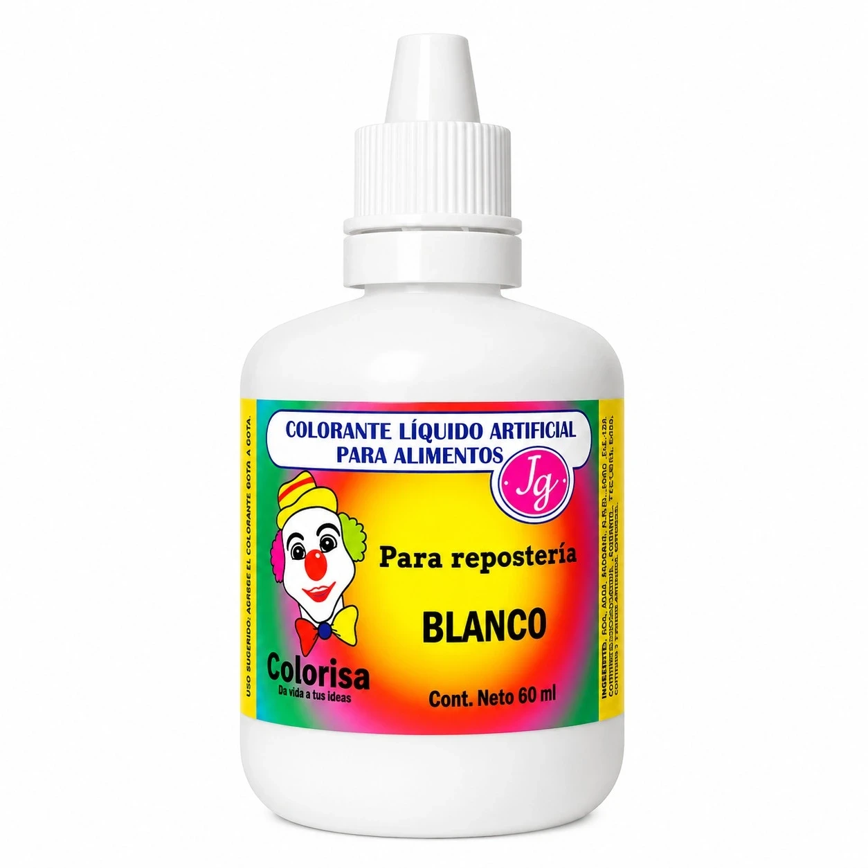 Colorante Líquido Colorisa Blanco x 60 ml