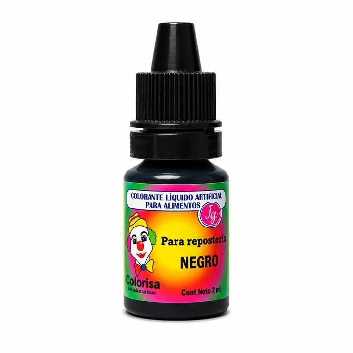 Colorante Líquido Colorisa Negro x 7 ml