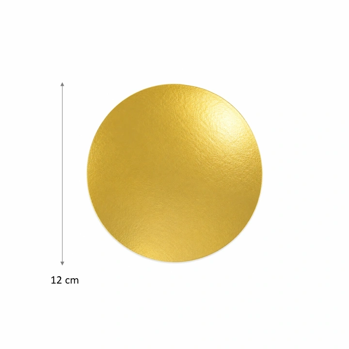 Blonda Circular Dorada 12 cm