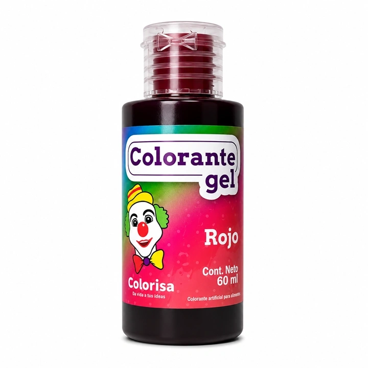 Colorante en Gel Colorisa Rojo x 60 ml