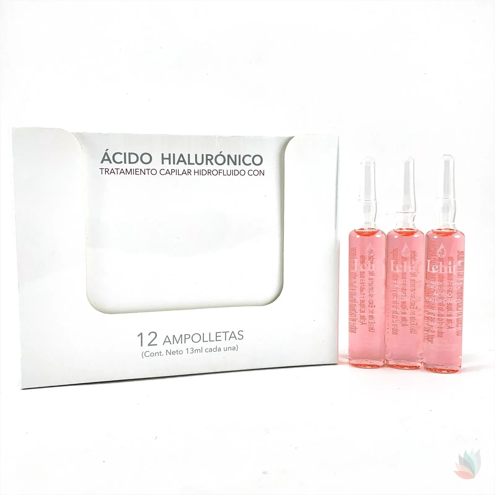 Ampolla Tratamiento Capilar Hidrofluido Con Acido Hialuronico Lehit